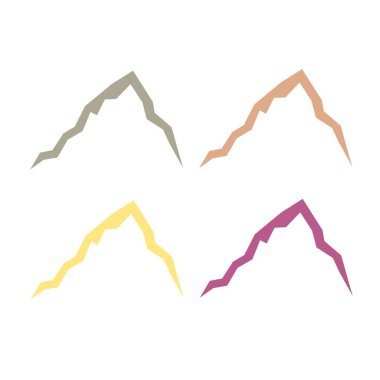 KOLORFUL HILLS İşaret Sembolü Logo VECTOR 