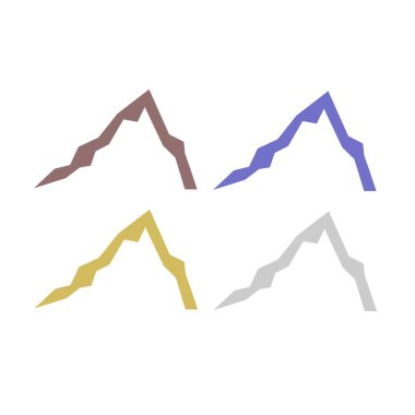 KOLORFUL HILLS İşaret Sembolü Logo VECTOR 