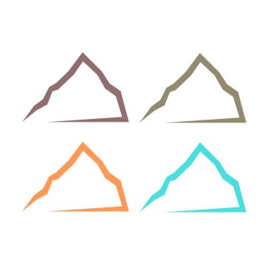 KOLORFUL HILLS İşaret Sembolü Logo VECTOR 