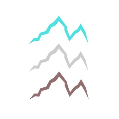 KOLORFUL HILLS İşaret Sembolü Logo VECTOR 