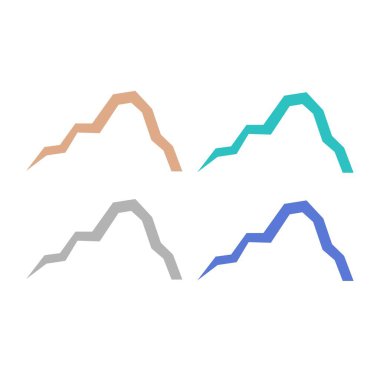 KOLORFUL HILLS İşaret Sembolü Logo VECTOR 