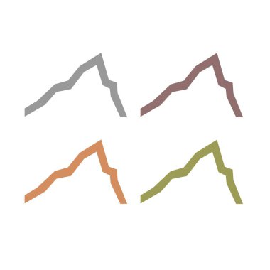 KOLORFUL HILLS İşaret Sembolü Logo VECTOR 