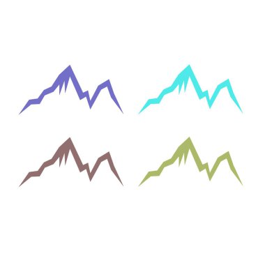 KOLORFUL HILLS İşaret Sembolü Logo VECTOR 