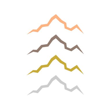 KOLORFUL HILLS İşaret Sembolü Logo VECTOR 