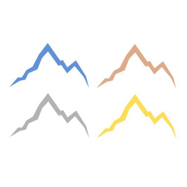 KOLORFUL HILLS İşaret Sembolü Logo VECTOR 