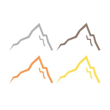 KOLORFUL HILLS İşaret Sembolü Logo VECTOR 