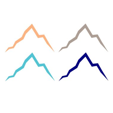 KOLORFUL HILLS İşaret Sembolü Logo VECTOR 