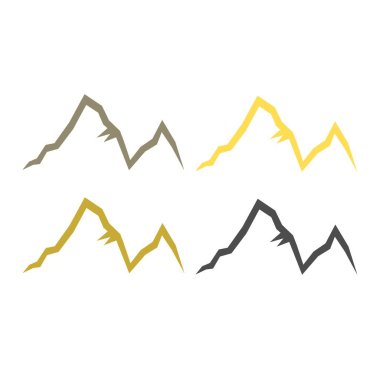 KOLORFUL HILLS İşaret Sembolü Logo VECTOR 