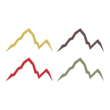 KOLORFUL HILLS İşaret Sembolü Logo VECTOR 