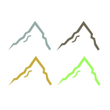 KOLORFUL HILLS İşaret Sembolü Logo VECTOR 