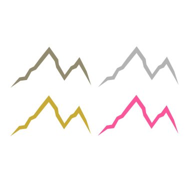 KOLORFUL HILLS İşaret Sembolü Logo VECTOR 