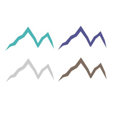 KOLORFUL HILLS İşaret Sembolü Logo VECTOR 