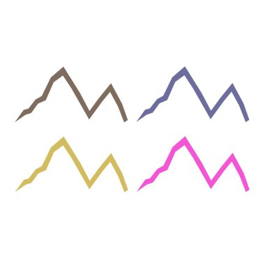 KOLORFUL HILLS İşaret Sembolü Logo VECTOR 