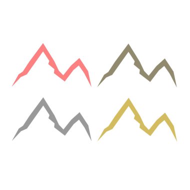 KOLORFUL HILLS İşaret Sembolü Logo VECTOR 