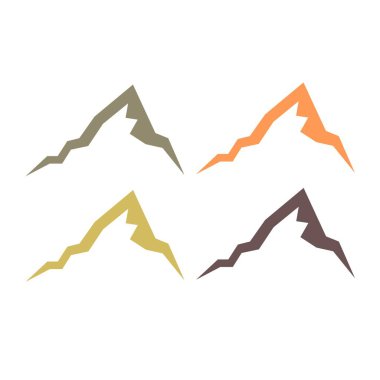 KOLORFUL HILLS İşaret Sembolü Logo VECTOR 