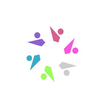 İNSANLAR BAĞLANDI BİRLİK Ekibi İşaret Sembolü Logosu