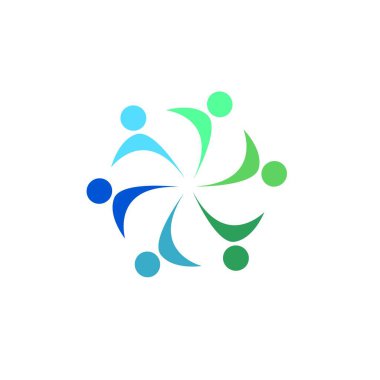 İNSANLAR BAĞLANDI BİRLİK Ekibi İşaret Sembolü Logosu