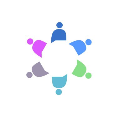 İNSANLAR BAĞLANDI BİRLİK Ekibi İşaret Sembolü Logosu