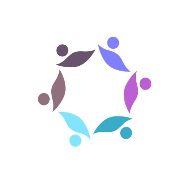 İNSANLAR BAĞLANDI BİRLİK Ekibi İşaret Sembolü Logosu