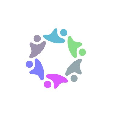 İNSANLAR BAĞLANDI BİRLİK Ekibi İşaret Sembolü Logosu