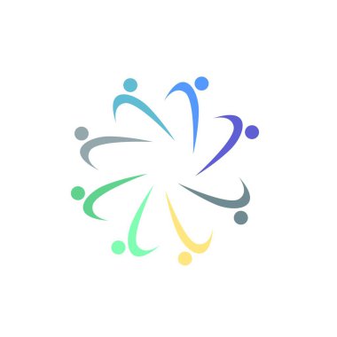 İNSANLAR BAĞLANDI BİRLİK Ekibi İşaret Sembolü Logosu