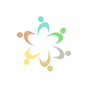 İNSANLAR BAĞLANDI BİRLİK Ekibi İşaret Sembolü Logosu