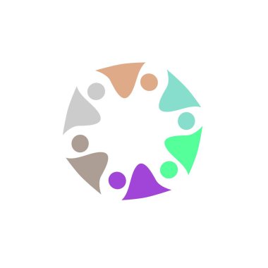 İNSANLAR BAĞLANDI BİRLİK Ekibi İşaret Sembolü Logosu