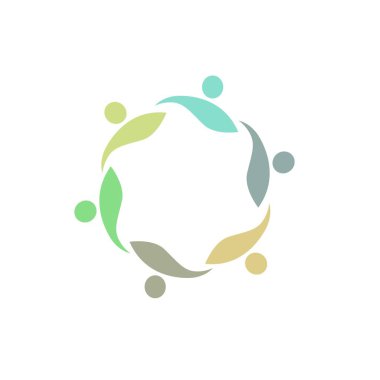 İNSANLAR BAĞLANDI BİRLİK Ekibi İşaret Sembolü Logosu