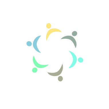 İNSANLAR BAĞLANDI BİRLİK Ekibi İşaret Sembolü Logosu