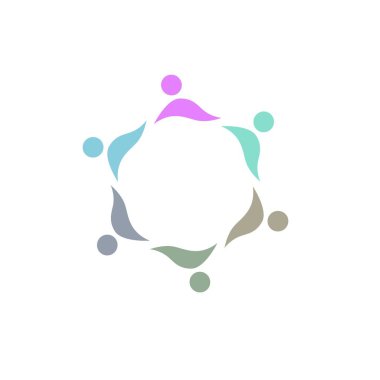 İNSANLAR BAĞLANDI BİRLİK Ekibi İşaret Sembolü Logosu