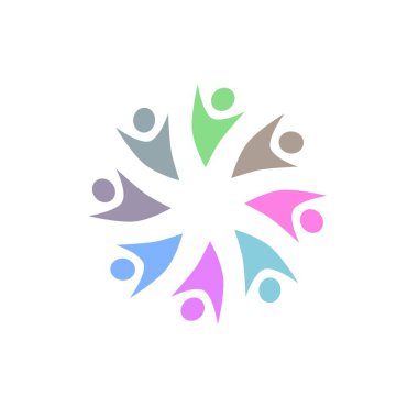 İNSANLAR BAĞLANDI BİRLİK Ekibi İşaret Sembolü Logosu