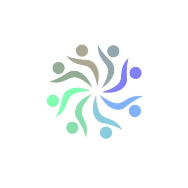 İNSANLAR BAĞLANDI BİRLİK Ekibi İşaret Sembolü Logosu