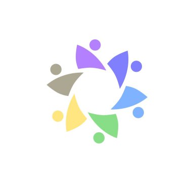 İNSANLAR BAĞLANDI BİRLİK Ekibi İşaret Sembolü Logosu