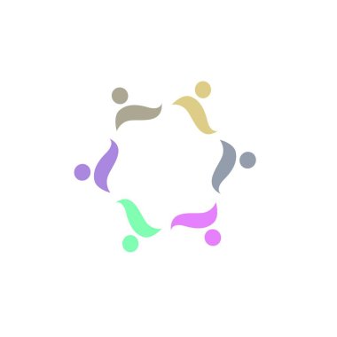 İNSANLAR BAĞLANDI BİRLİK Ekibi İşaret Sembolü Logosu