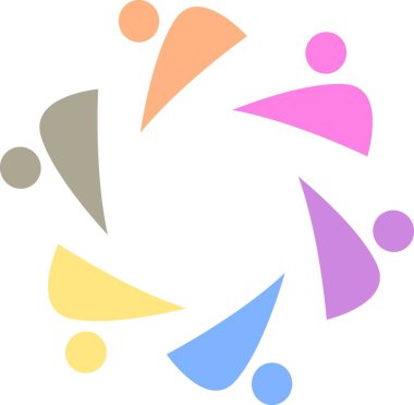 İNSANLAR BAĞLANDI BİRLİK Ekibi İşaret Sembolü Logosu