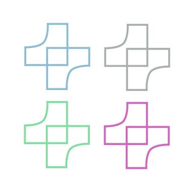 FARMACY MEDİK Çapraz İşaret Sembolü Logo VECTOR