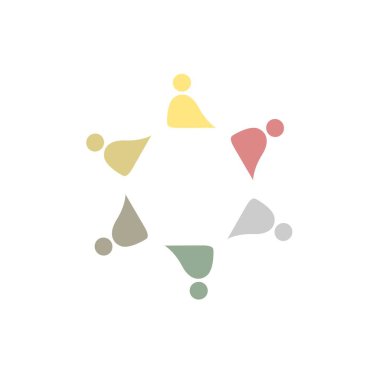 İNSAN BAĞLANDI BİRLİK Ekibi İşaret İşareti Logosu