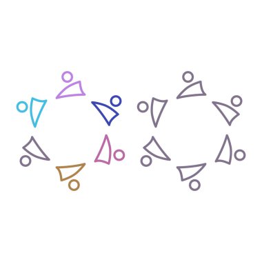 İNSAN BAĞLANDI BİRLİK Ekibi İşaret İşareti Logosu