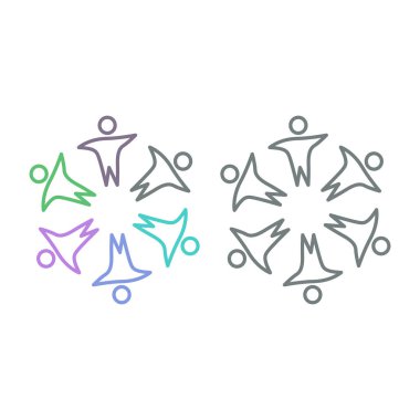 İNSAN BAĞLANDI BİRLİK Ekibi İşaret İşareti Logosu