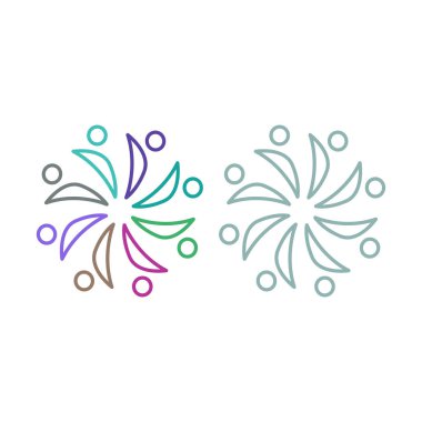 İNSAN BAĞLANDI BİRLİK Ekibi İşaret İşareti Logosu