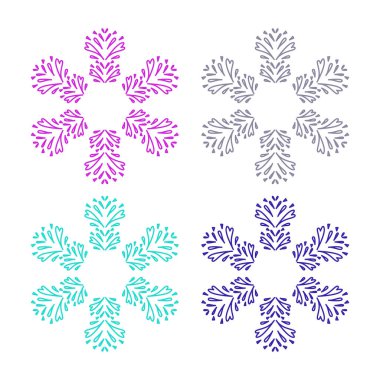 KİRİSTEMLERİ KORFUL SNOWFLAKLARI DESİGN ELEMENLERİ KURUYOR