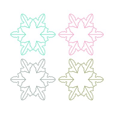 KİRİSTEMLERİ KORFUL SNOWFLAKLARI DESİGN ELEMENLERİ KURUYOR