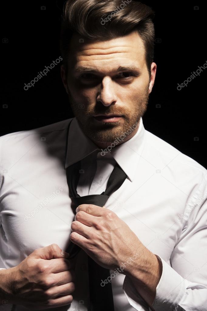 Businessman with a tie