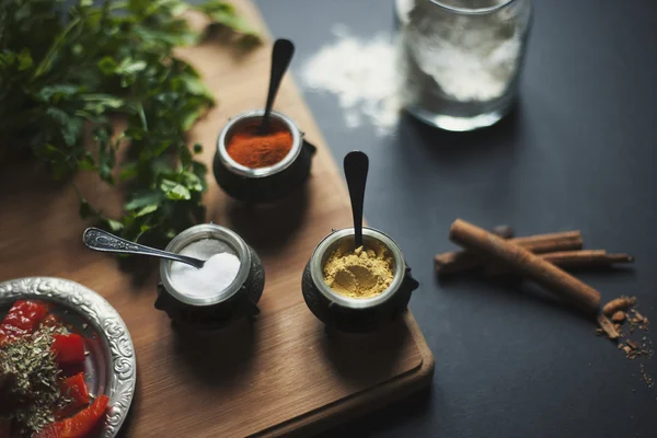 Spices and ingredients — Stock Photo, Image