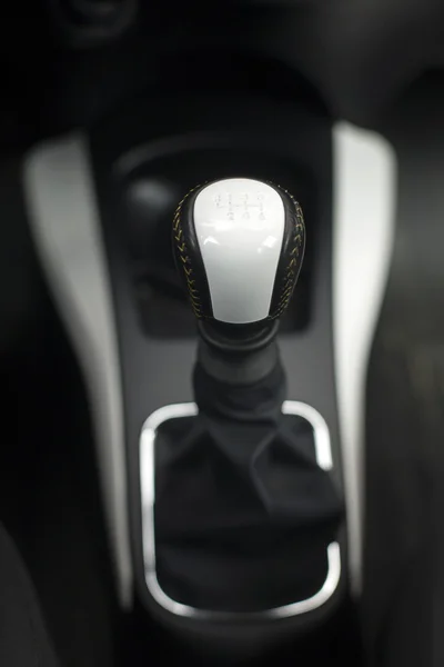 Modern gear shift lever — Stock Photo, Image