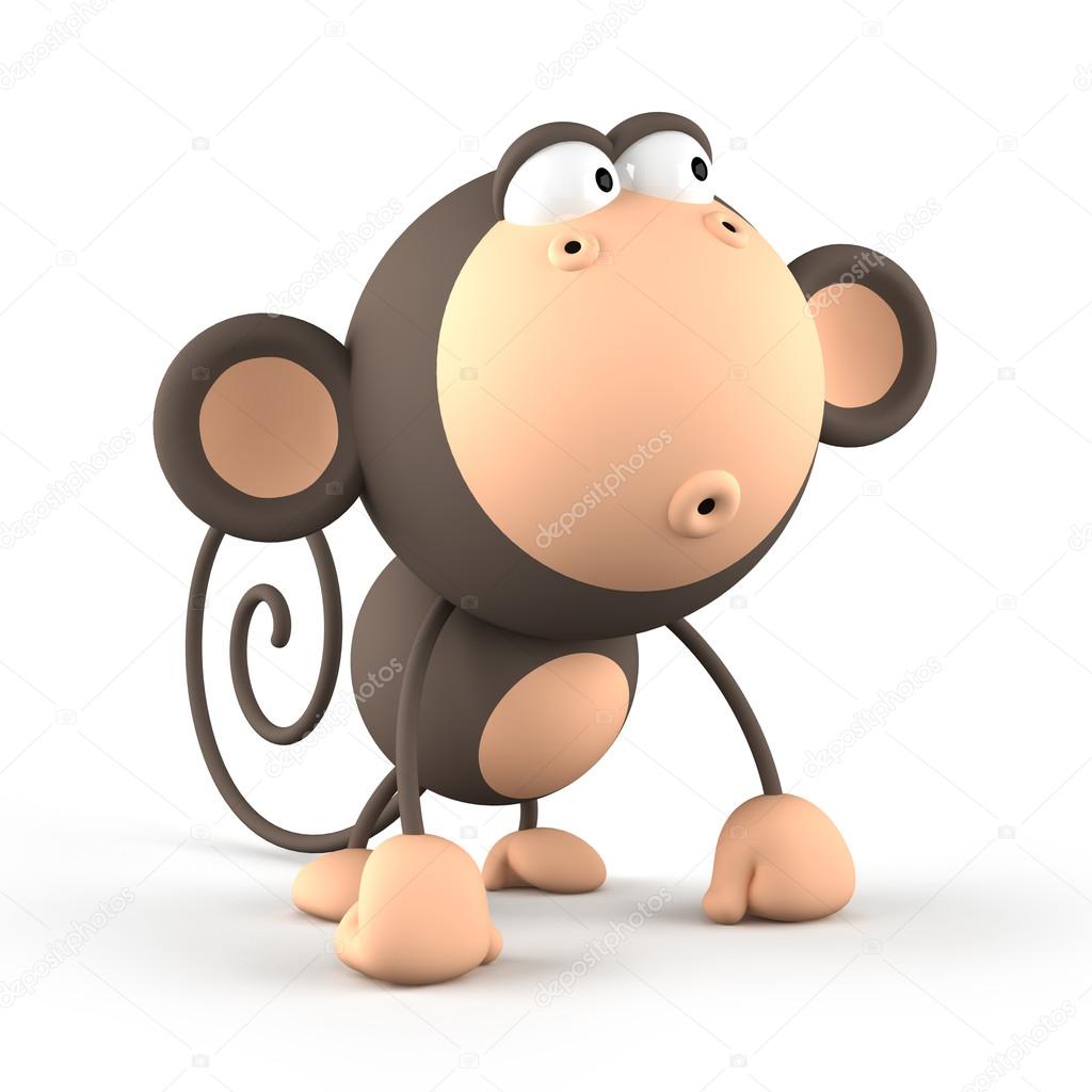 Cartoon monkey isolated on white background 3D rendering 2 Stock Photo by ©hemul75 82827388 Cartoon monkey isolated on white background 3D rendering 2 Stock Photo by ©hemul75 82827388