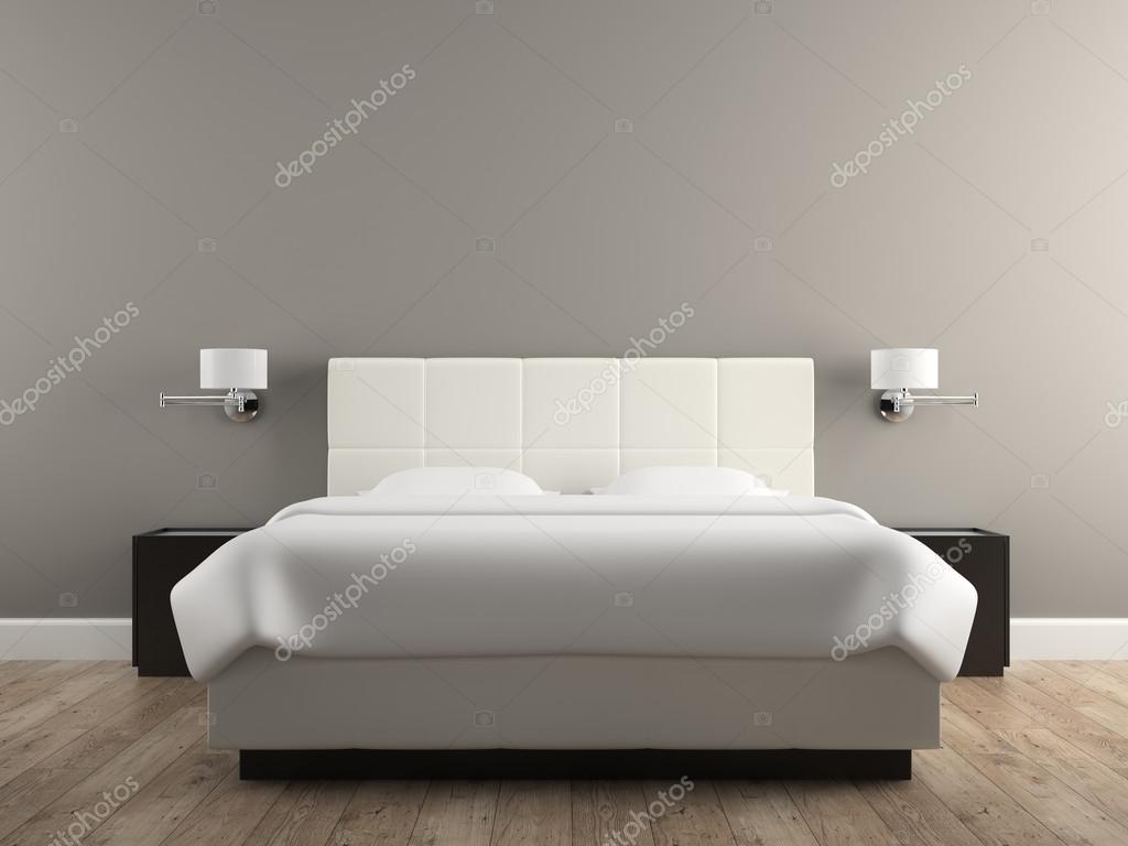 Interno del rendering 3d design moderno camera da letto — Foto Stock ... Interno del rendering 3d design moderno camera da letto — Foto Stock ...
