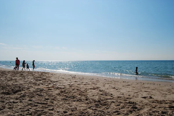 Danimarka'da plaj — Stok fotoğraf