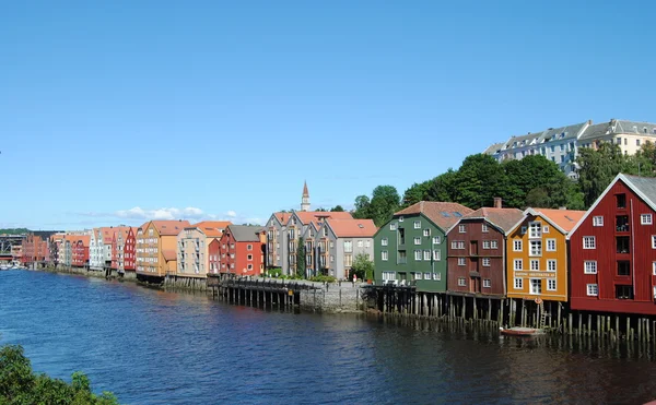 Trondheimu v Norsku — Stock fotografie