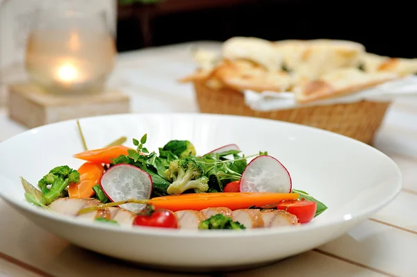Salát s makrely — Stock fotografie